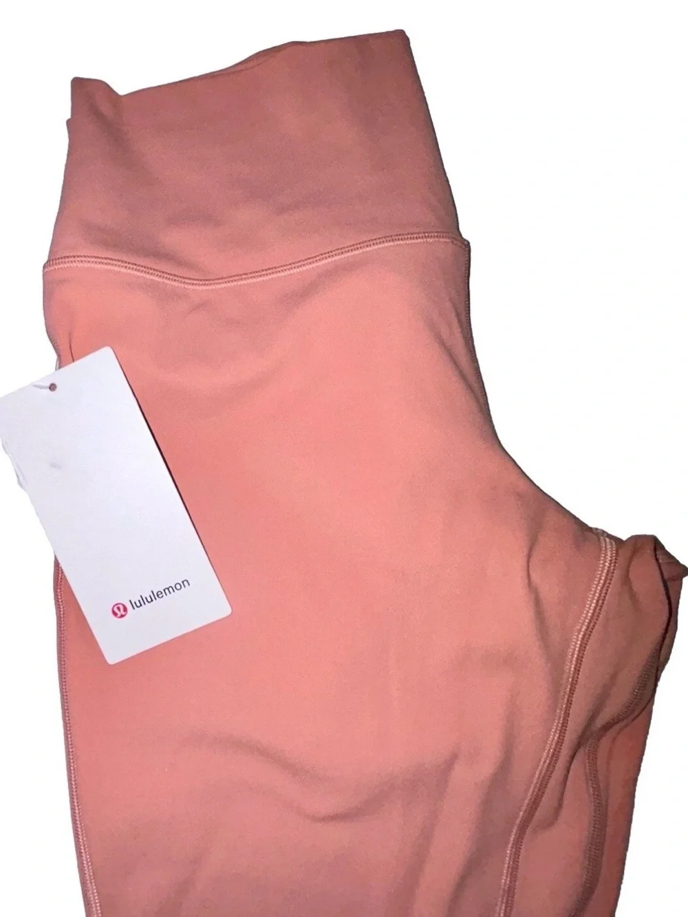 NWT LULULEMON SIZE 12 ALIGN HIGH RISE 25”LENGTH PANT AUTHENTIC PINK SAVANNAH